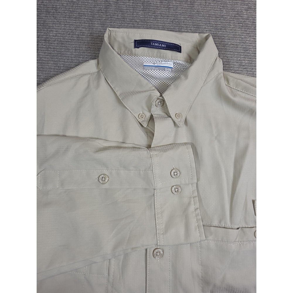 Columbia Men's Performance Fishing Gear Tamiami ii Long Sleeve Shirt Size XL